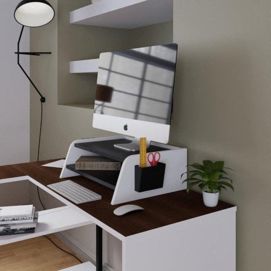 Levira Butley Soporte para monitor de sobremesa 50 x 38 x 18 cm