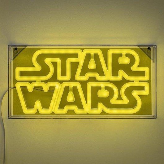 Letrero de Luz LED Neón Star Wars Logo 30 cm USB