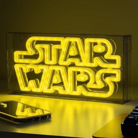 Letrero de Luz LED Neón Star Wars Logo 30 cm USB
