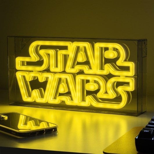 Letrero de Luz LED Neón Star Wars Logo 30 cm USB