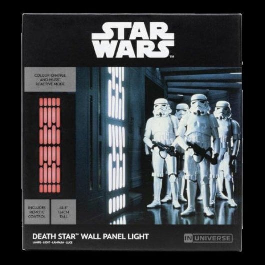 Panel de luz de pared Star Wars Estrella de la Muerte 124 cm control remoto