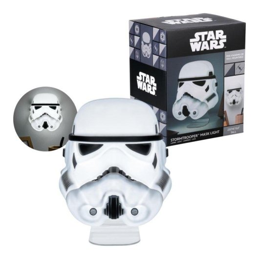 Lámpara Star Wars Máscara Stormtrooper 22 cm USB y pilas