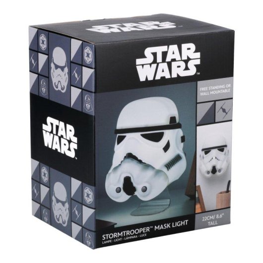 Lámpara Star Wars Máscara Stormtrooper 22 cm USB y pilas