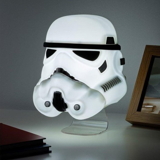 Lámpara Star Wars Máscara Stormtrooper 22 cm USB y pilas