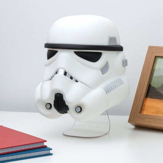 Lámpara Star Wars Máscara Stormtrooper 22 cm USB y pilas