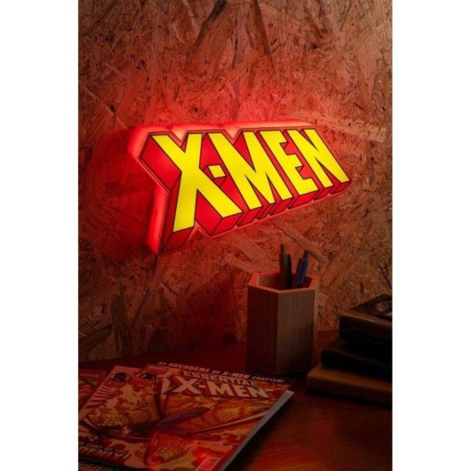 Lampen Marvel Classic X-Men Logo Licht USB Wandmontage