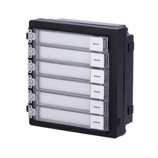 Module d’extension 6 boutons Hikvision IP65 compatible vidéo interphone