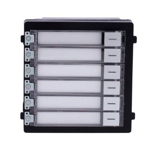 Module d’extension 6 boutons Hikvision IP65 compatible vidéo interphone