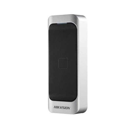 Leitor de Cartões Hikvision DS-K1107AE 32 bits EM 125 KHz RS-485 Wiegand OSDP
