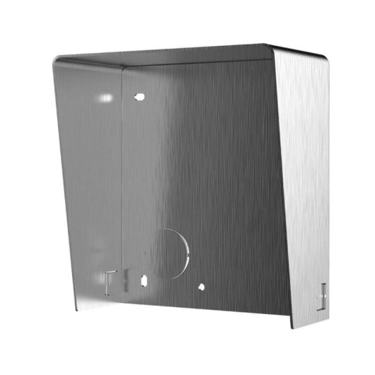 Scatola da superficie per videocitofono Hikvision 1 modulo acciaio inox