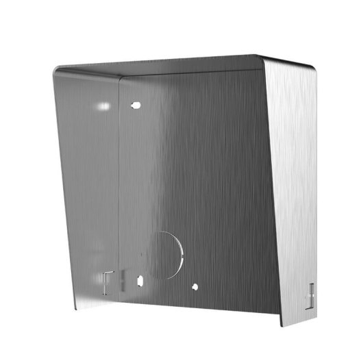 Scatola da superficie per videocitofono Hikvision 1 modulo acciaio inox