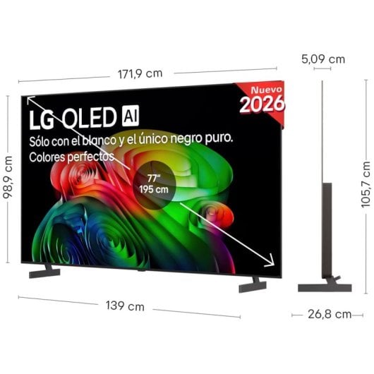 TV LG OLED OLED77B65LA 77" 4K UltraHD 120Hz Smart TV WebOS HDR10 Dolby Vision Atmos