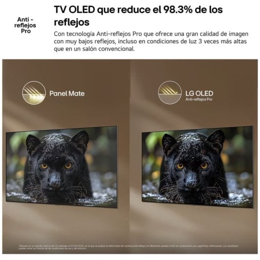 TV LG OLED OLED77B65LA 77" 4K UltraHD 120Hz Smart TV WebOS HDR10 Dolby Vision Atmos