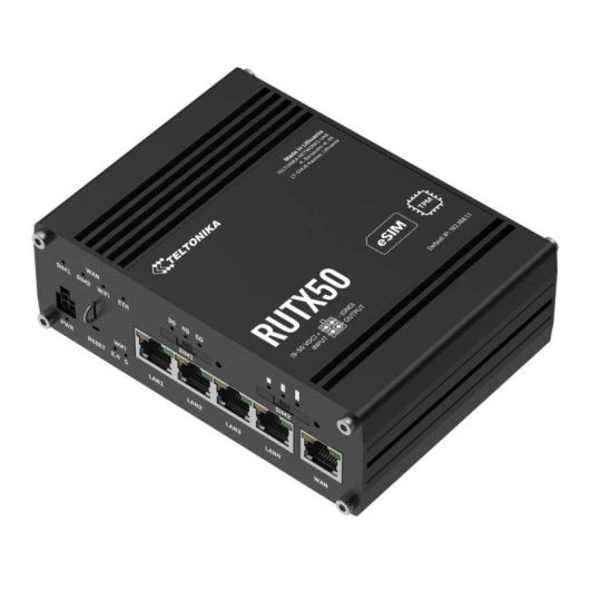 Router Teltonika RUTX50 5G Wi-Fi 5 867 Mbps Dual SIM 5 poorten