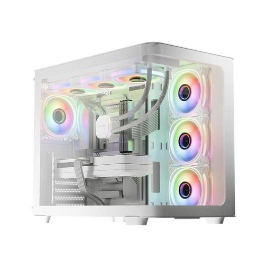 LC-Power Pro-Storm Light Gaming Midi-Tower ATX Behuizing Wit