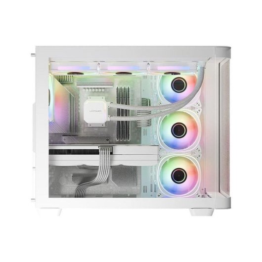 LC-Power Pro-Storm Light Gaming Midi-Tower ATX Behuizing Wit