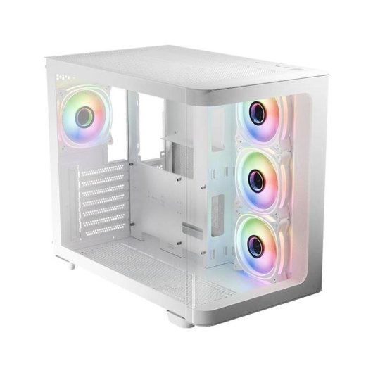 LC-Power Pro-Storm Light Gaming Midi-Tower ATX Behuizing Wit