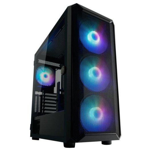 Boîtier PC Gaming LC-Power 804B Obsession-X 4 ventilateurs ARGB Panneau vitré