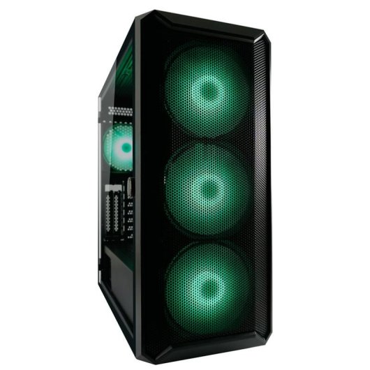 Boîtier PC Gaming LC-Power 804B Obsession-X 4 ventilateurs ARGB Panneau vitré