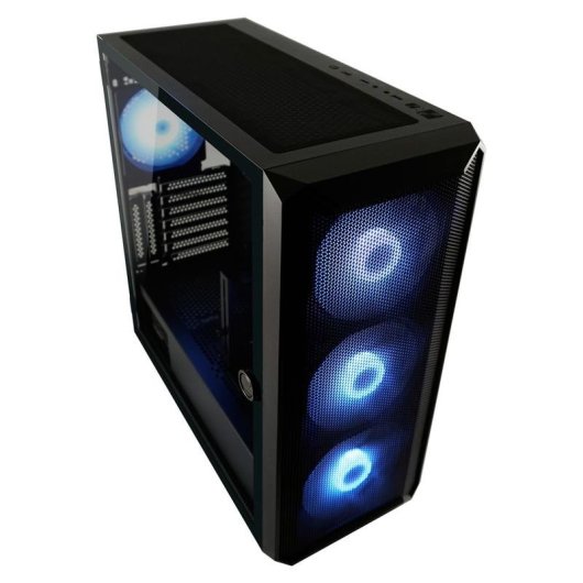 Boîtier PC Gaming LC-Power 804B Obsession-X 4 ventilateurs ARGB Panneau vitré
