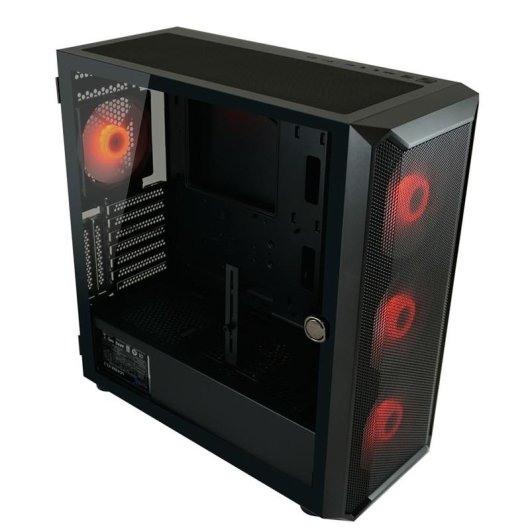 Boîtier PC Gaming LC-Power 804B Obsession-X 4 ventilateurs ARGB Panneau vitré