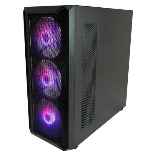 Boîtier PC Gaming LC-Power 804B Obsession-X 4 ventilateurs ARGB Panneau vitré