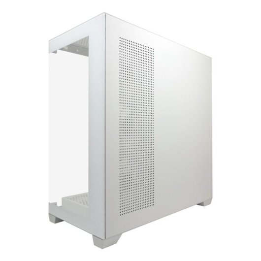 LC-Power Gaming 715W Seamless Pale X Gaming Behuizing Wit met 4 ARGB Ventilatoren