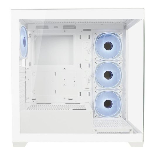 LC-Power Gaming 715W Seamless Pale X Gaming Behuizing Wit met 4 ARGB Ventilatoren