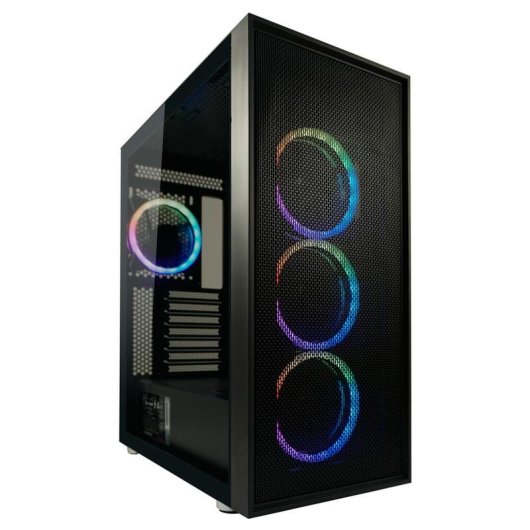Boîtier PC Gaming LC-Power Black_Wanderer_X avec Verre Trempé