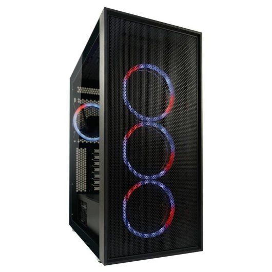 Boîtier PC Gaming LC-Power Black_Wanderer_X avec Verre Trempé