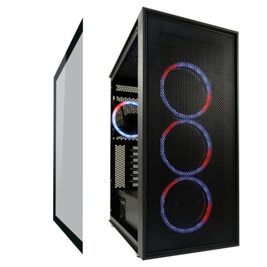 Boîtier PC Gaming LC-Power Black_Wanderer_X avec Verre Trempé
