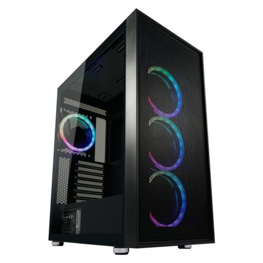 Boîtier PC Gaming LC-Power Black_Wanderer_X avec Verre Trempé