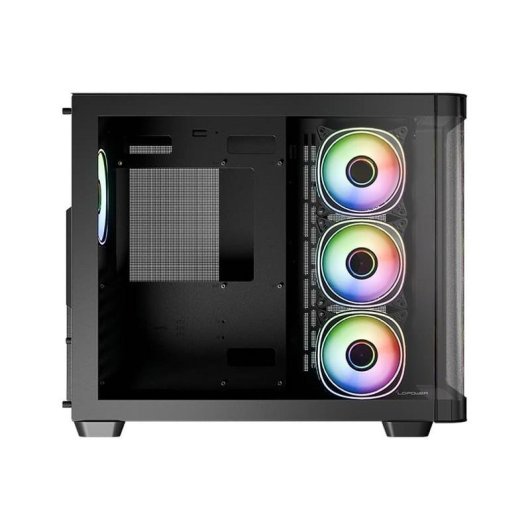 LC-Power Pro-Storm Dark Gaming Midi-Tower ATX Gehard Glas PC Behuizing