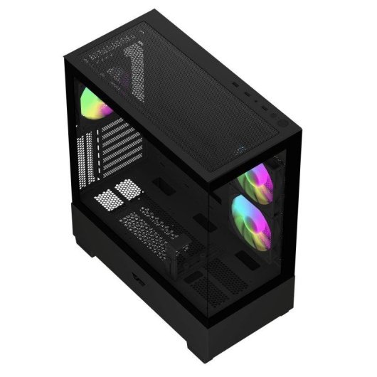 ATX PC-behuizing DarkFlash DS500 RGB Zwart RGB-ventilatoren