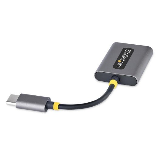 Divisor USB-C Startech Usbc-audio-splitter 2 Portas 3,5mm DAC 24 Bits