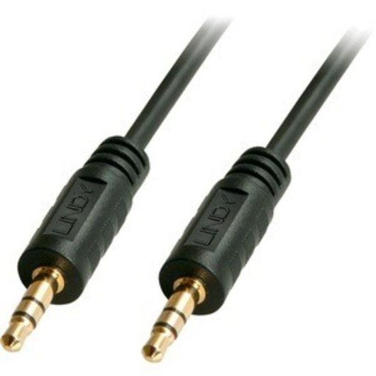Kabel Audio Lindy 35641 3,5 mm mannelijk naar mannelijk 1 m afgeschermd zwart