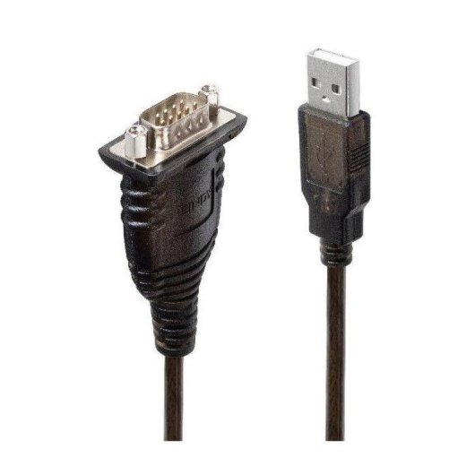 USB-Seriell Adapter Lindy 43413 Grau 1,5 m USB A RS-232 Stecker