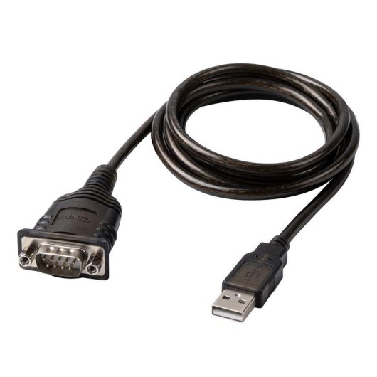 USB-Seriell Adapter Lindy 43413 Grau 1,5 m USB A RS-232 Stecker