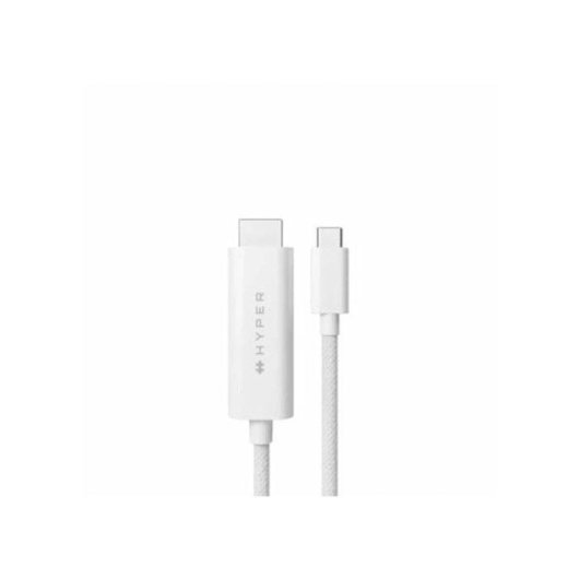 Cable Targus HYPER 4K USB-C a HDMI 2.1a Blanco 2,5 m