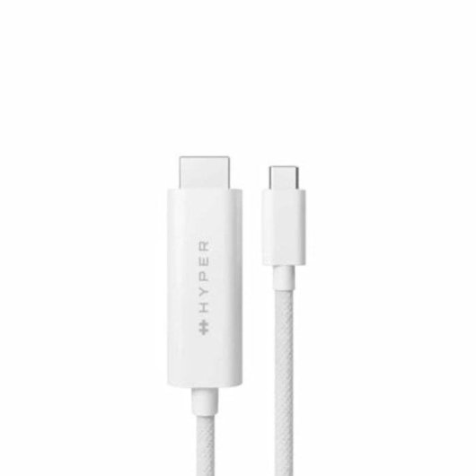 Cable Targus HYPER 4K USB-C a HDMI 2.1a Blanco 2,5 m