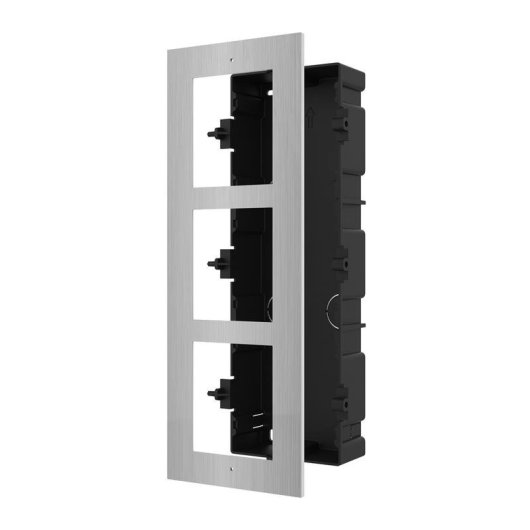 Pannello frontale e scatola di registrazione per videocitofoni Hikvision DS-KD-ACF3/S