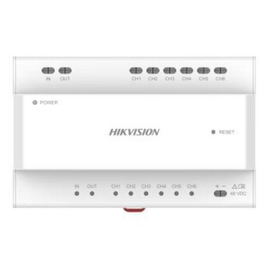 Distribuidor de vídeo Hikvision 6 grupos 2 hilos HD