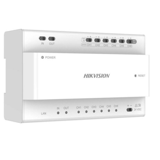 Convertitore Hikvision 6 Gruppi 2 Fili 2 Canali per Hub a Cascata