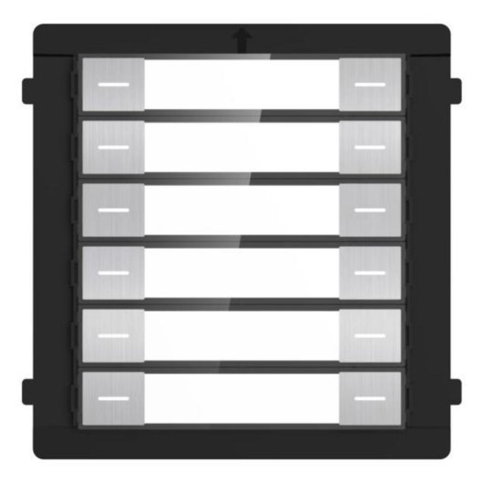 Module d’extension 12 boutons LED pour interphone vidéo Hikvision