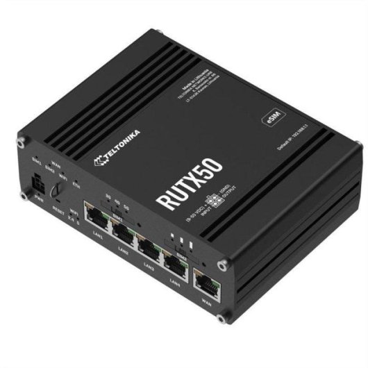 Router Teltonika RUTX50 5G WiFi 5 Double Bande 1300 Mbit/s Noir