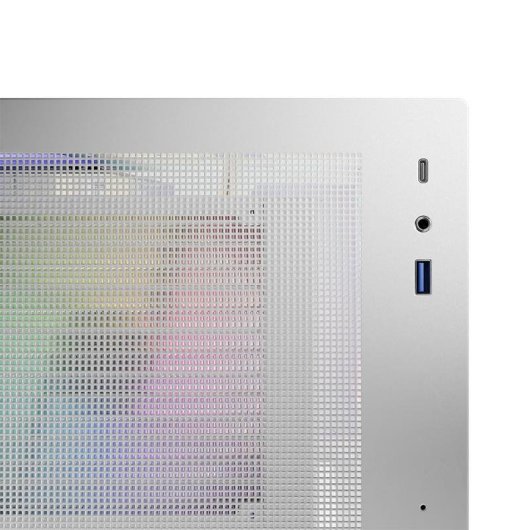 Caja LC-Power Gaming 717W Meshwork_L Light blanca ATX con 3 ventiladores ARGB