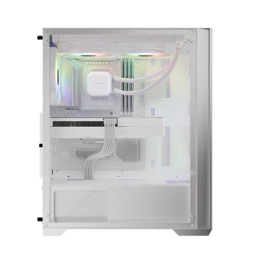 Caja LC-Power Gaming 717W Meshwork_L Light blanca ATX con 3 ventiladores ARGB
