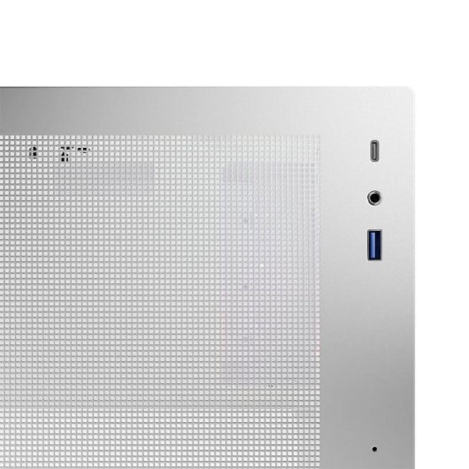 Caja LC-Power Gaming 717W Meshwork_L Light blanca ATX con 3 ventiladores ARGB