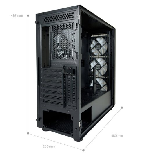 Gehause PC LC-Power LC-810B-ON Dark_Crawler_X ARGB