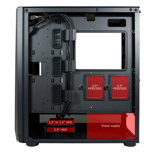 Case PC LC-Power Gaming 900B Lumaxx Gloom Midi-Tower Nero